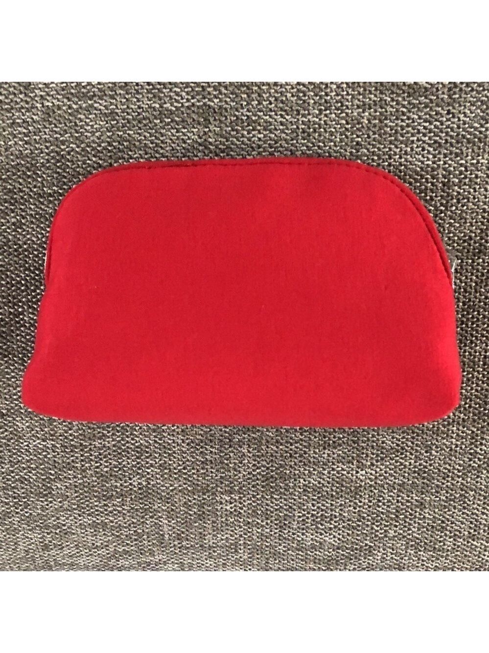 Dior Beauty Makeup Logo Small Luxury Pouch Gift Authentic Red - Picture 8 of 17